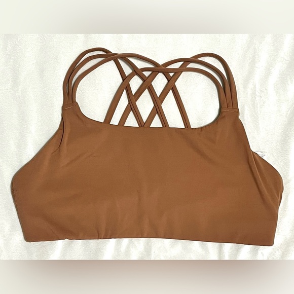 Athleta Other - Athleta Women's Rust Brown Strappy Sports Bra Bralette Size Large